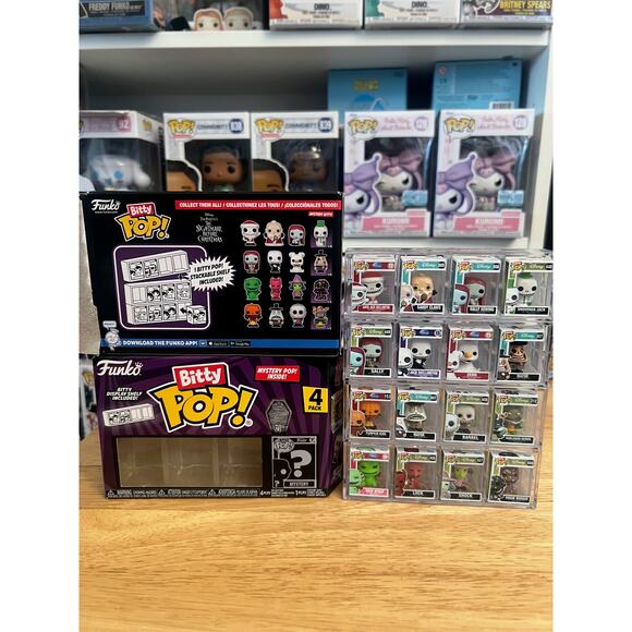 COMPLETE BITTY MULTIPACK SET NBC Disney Funko Pops W/ ALL 4 MYSTERY CHASES Movie - Picture 1 of 3